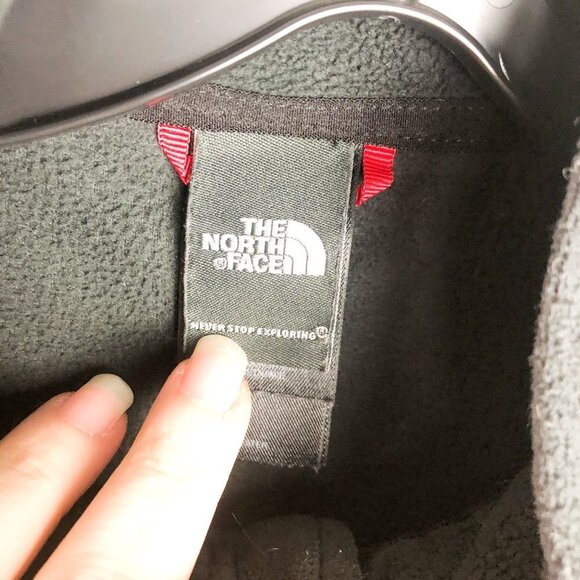 The North Face Womens Black Quarter Zip Fleece Jacket Large - Picture 6 of 9